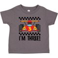 thumbnail image 3 of Inktastic 3rd Birthday Racing 3 Year Old Boys Toddler T-Shirt, 3 of 5