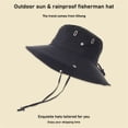 thumbnail image 2 of kaondbfi Summer Outdoor Travel Essentials Clothing Accessories Baseball Caps for Men Fisherman Hat Summer Anti-Ultraviolet Hat Summer Hat Sunscreen Fishing Hat, 2 of 2