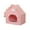 Pink, variant on Pet Tent House Rabbits Sleep Sacks Hedgehogs Hamster Rabbits Winter Hideaways for Small Animals