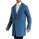 thumbnail image 4 of Abrigos INSPIRE CHIC para hombres, abrigo largo de un solo botón con cuello notch, color azul, talla S, 4 of 4