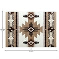 thumbnail image 4 of Flash Furniture Mohave Rectangular Southwestern Brown, Beige, Ivory Area Rug, 5' x 7', 4 of 5