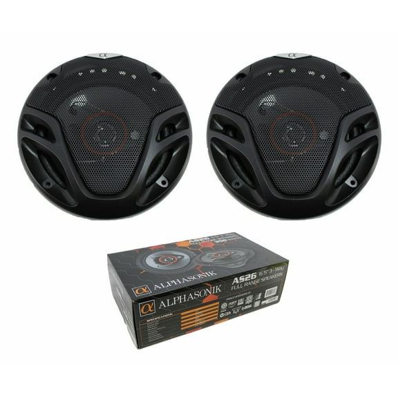 Alphasonik AS26 6.5" AS Series 3-Way Performance Speaker System