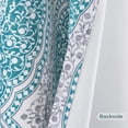 thumbnail image 6 of DriftAway Adrianne Thermal and Room Darkening Grommet Unlined Window Curtains, 2 Panels, 52" x 84", Teal Blue, 6 of 8