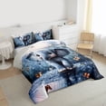 thumbnail image 3 of Castle Fairy Preppy Kids Kawaii Elephant Twin Comforter Sets,Butterflies Bedding Set, 3 of 8
