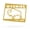 Gold, variant on RealSteel: Wyoming State Metal Décor – American Bison Outline Wall Art, Rustic Indoor/Outdoor (15"/B)