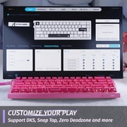 ATTACK SHARK X68 HE Rapid Trigger Keyboard Magnetic Switch 60% Wired 8KHz Magnetic Keyboard With 0.01mm RT Accuracy, Support RT/Snap Tap/DKS/MT/TGL