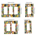 thumbnail image 2 of Yayeee Rocker Switch Wall Plate 1-Gang 4.6"x2.9" Home Decorative Outlet Cover, Colorful Birds Pattern, 2 of 6