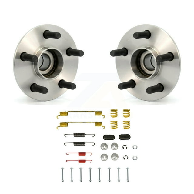 Transit Auto Rear Brake Drum Hardware and Wheel Hub Bearing Assembly Kit for Car 1998-2000 Chrysler Sebring Convertible with 4-Wheel ABS K7D-100606