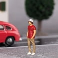 thumbnail image 1 of BELOVING 1/64 People Figure DIY Crafts for Photography Props Miniature Scene Ornament red, 1 of 10
