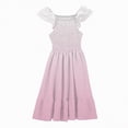 thumbnail image 6 of HCNTES Baby Girl Set Stylish Ruffle Sleeve Princess Romper 3-Piece Set for Photoshoots Summer Toddler Girl Clothes, 6 of 7