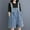 Blue, variant on Sakmal Shorts Womens Blue Overalls Jean Wide Leg Rompers Denim Shorts with Pockets