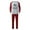 Red-Dad, variant on Odeerbi Christmas Pajamas for Family Holiday Long Sleeve Family Christmas Pajamas Matching Sets Dad Casual Printed Top with Bottom Outfits Home Wear Sleepwear Family Matching PJs Set Red
