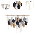 thumbnail image 6 of Esquirla Large Macrame Wall Hanging Wall Decor Boho Tapestry Background Tassel Macrame Leaf Tassels for Apartment Dorm Nursery Wedding 21 leaves, 6 of 8