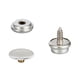 thumbnail image 4 of 25 uds Broches de acero inoxidable Broches de Metal Broches de costura de 15mm Broches a prueba de herrumbre Tienda Lona Toldo Cuero Madera ER, 4 of 5