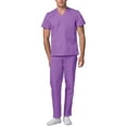 thumbnail image 2 of Adar Mens Medical Scrubs Set Medical Uniforms - Roomy Fit (30 Colors), 2 of 7