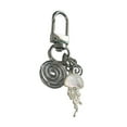 thumbnail image 7 of BQBQERT Small Aesthetic Keyring Lovely White Jellyfish Charm for Backpack Camera Keys Gifts Ideas Daily Use, 7 of 7