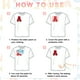 thumbnail image 4 of Parches de Letras Chenille, Parches de Letras R de 4" para Reparar Ropa, Jeans, Zapatos, Gorras DIY (Rojo), 4 of 7