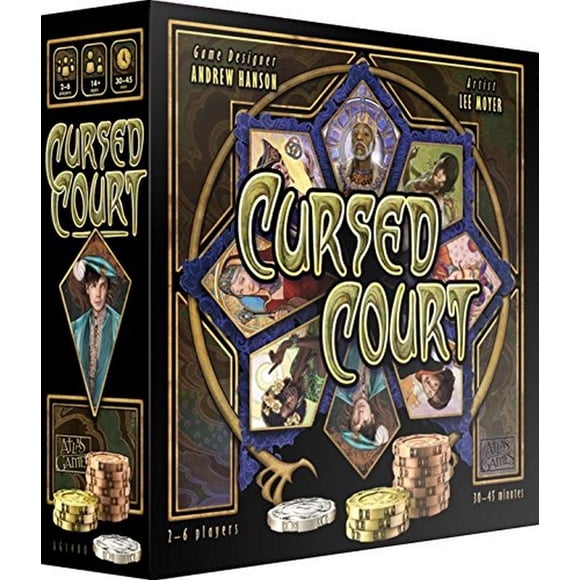 Juego de Mesa Atlas Games Cursed Court para mayores de 14 años