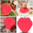 thumbnail image 6 of Yongwei 2pcs Kitchen Fruit Cutting Mat Cute Chopping Board Strawberry Boards for Home, 6 of 11