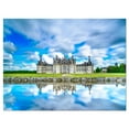 thumbnail image 2 of Chateau De Chambord Castle in Blue - Oversized Landscape Wall Art Print, 2 of 3