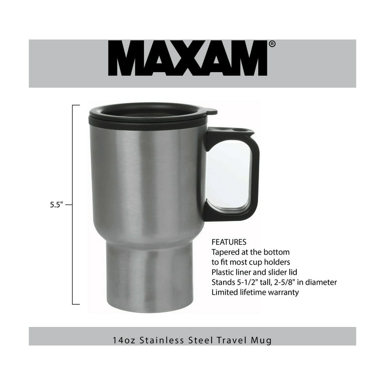Maxam 14oz Stainless Steel Travel Mug