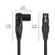 thumbnail image 5 of Cable Micrófono XLR Ángulo Recto 0 3 M A Pines Audio 90 Grados, 5 of 6