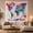 Marbled World Map, variant on World Map in Rainbow Paint Splashes, Adventurous Watercolor for Travel Lovers, Global Wall Art, Housewarming Gift, Tapestry Wall Hanging for Bedroom and Study Room
