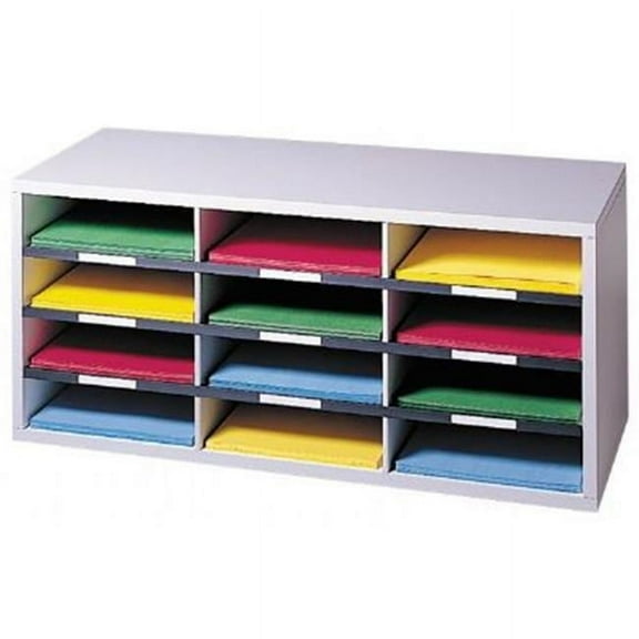 Smart Stack 12 Compartment Literature Organizer