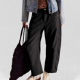 thumbnail image 2 of iHPH7 Corduroy Pants Women, Wide Leg Pants Woman, Barrel Pants Women, Baggy Pants, Harem Pants Women, Dark Gray L, 2 of 4