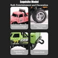 thumbnail image 4 of RipRush Mini Monster 1:64 Off-Road LED Alloy Racer, 2.4GHz Off-Road Remote Control Car, New Rechargeable Alloy Shell Mini RC Cars with Lights and Trailer, 4 of 6