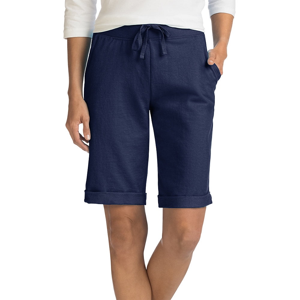 hanes women's french terry jogger with pockets