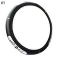 thumbnail image 1 of Creative Design Leather Car Steering Wheel Cover Anti-Catch Holder NEW R1L7, 1 of 6