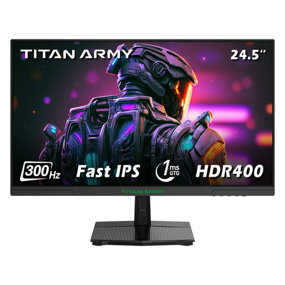 P2510HS Gaming Monitor - 300Hz FHD Resolution, Fast IPS Panel, 3-Sided Bezel-Less Design, HDR400 Support, 10 Scenario Modes-Titan Army