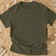 thumbnail image 5 of Camiseta informal de manga corta y cuello redondo para mujer, ideal para estar por casa y para ir al trabajo: versátil y cómoda., 5 of 6