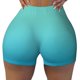 thumbnail image 2 of Fotbe Teal Turquoise Shorts Sin Costuras – Shorts Deportivos de Cintura Alta para Mujer, Elásticos para Gimnasio, Yoga, Running o Ciclismo-Medium, 2 of 8