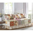 thumbnail image 2 of Delaney 5-Piece Floral Patchwork Daybed Cover Set, Pre-Washed 100% Cotton Quilt Coverlet Set, Daybed Size, 2 of 5