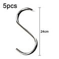 thumbnail image 2 of Stainless steel pointed s hook bacon s hook metal meat hook S type drying, 2 of 5