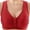 Red, variant on GEWSEY Daisy Bras for Older Women 2025 Sports Bras for Women High Support,No Underwire Wireless Push Up Full Coverage Beige, 44