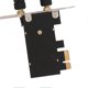 thumbnail image 3 of MT7925 Network Card 5400Mbps 2.4G 5G 6G Tri Band Bluetooth 5.3 Support MU MIMO PCIEx1 Wireless Network Card Adapter, 3 of 4