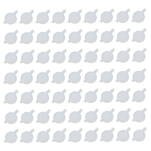 REOFLYUP Wide Mouth Jar Straw Lid Silicone 100Pcs 1.6In