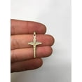 thumbnail image 4 of 10k Yellow Gold Jesus Crucifix Pendant Necklace (No Chain), 4 of 5