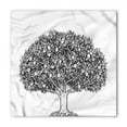 thumbnail image 1 of White Bandana, Engraved Style Apple Tree, Unisex Head and Neck Tie, by Ambesonne, 1 of 2