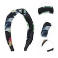 thumbnail image 3 of Unique Bargains 1 Pc Fashion Banana Leaf Pattern Headbands for Women Dark Blue, 3 of 6