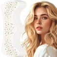 thumbnail image 1 of Glitter Pecas Cara Tatuaje, Tatuajes Temporales Pecas de Glitter para la Cara, 6pcs Gold Sparkle Pec, 1 of 7