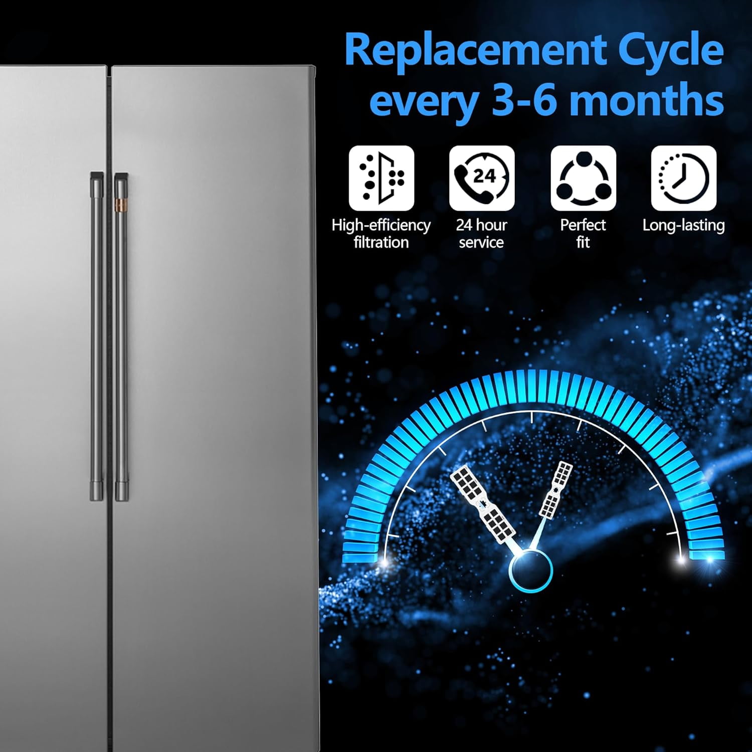 10-PACK Compatible with Frigidaire FRFC2323AS, FRFC232LAF, FRFC233LAF, FRFG2323AF, FRFN2823AS Fridge FRGPAAF2 PureAir AF-2