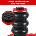 thumbnail image 4 of 3 Ton/6600Lbs Triple Bag Air Jack, Fast Lifting to 15.75 inch, Short Handle Pneumatic Car Repair Inflatable Bladder Jack, Red, 4 of 9