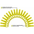 thumbnail image 4 of Pack of 50 Replacement Blades Compatible for Ryobi String Trimmer, Double Serrated Blade Heads RAC155 RAC157 RAC158 GHOST, 4 of 5
