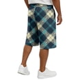 thumbnail image 5 of Plaid Shorts for Men Casual Classic Fit new Drawstring Elastic Waist Short Lightweight Straight Leg Loose Y2k Lounge Shorts with Pockets Dark Blue XL, 5 of 5