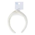 thumbnail image 2 of Time and Tru Women's Velvet Top Knot Hair Headband, Cream, 2 of 3