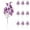 #1-E, variant on Zen-Inspired Imitation Branches for Home Decor, Realistic Peach Blossoms, Dried Flower Stems for Vase, Tea Room & Wedding